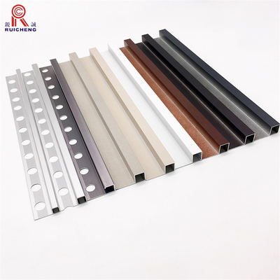 U Channel Aluminum Tile Trim Ceramic Border Wall Corner Aluminium Edging Profile