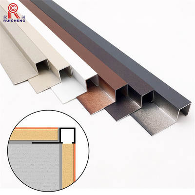 U Channel Aluminum Tile Trim Ceramic Border Wall Corner Aluminium Edging Profile