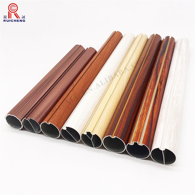 Fluorocarbon Coating Aluminium Curtain Rail Track Anticorrosion For Roller Blind