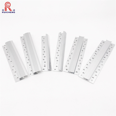 Anti Wear Aluminium Carpet Edge Strip , Aluminum Transition Strip 3m Length