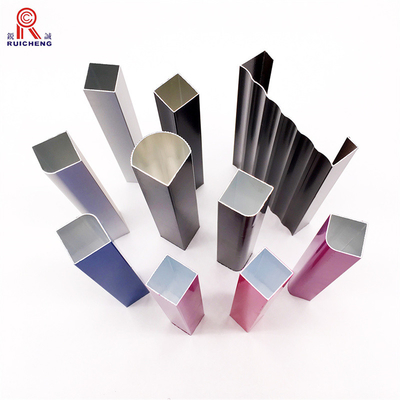 Sandblasting Seamless Extruded Aluminum Tube 9mm Height For Outdoor