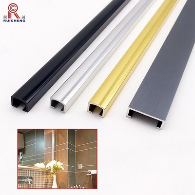 Aluminum Listello Tile Trim Flexible Decoration Material Ceramic Listello Border Tiles