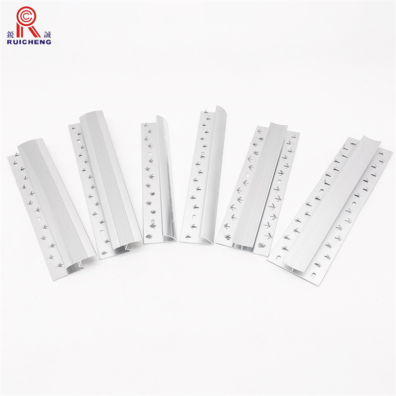 Anti Wear Aluminium Carpet Edge Strip , Aluminum Transition Strip 3m Length